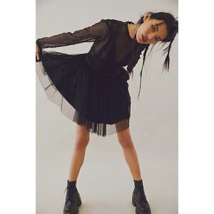 NWT FREE PEOPLE X BRENDA KNIGHT NIGEL PRESTON SZ L SWEET CORSET MINI DRESS